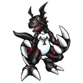 Guilmon Black Guilmon Black